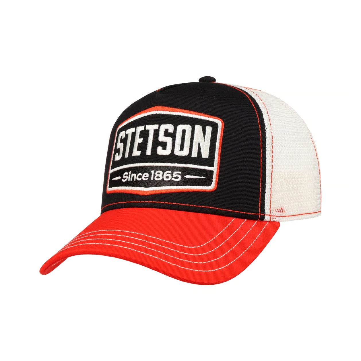 Stetson Trucker Cap Gasoline - Black/Orange