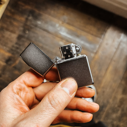 Zippo - PL Zip 205 Reg Satin Finish Genuine Lighter